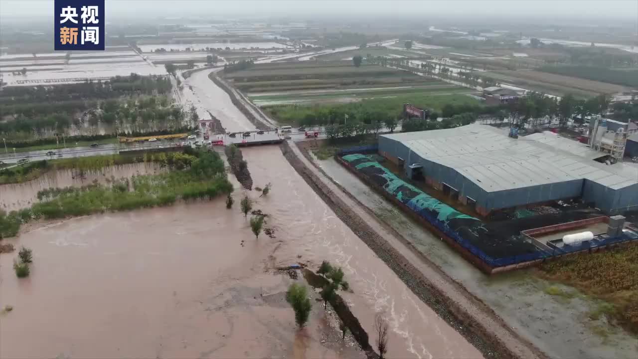 山西乌马河,为何突发洪水决堤?清徐县境内,平时都干涸无水