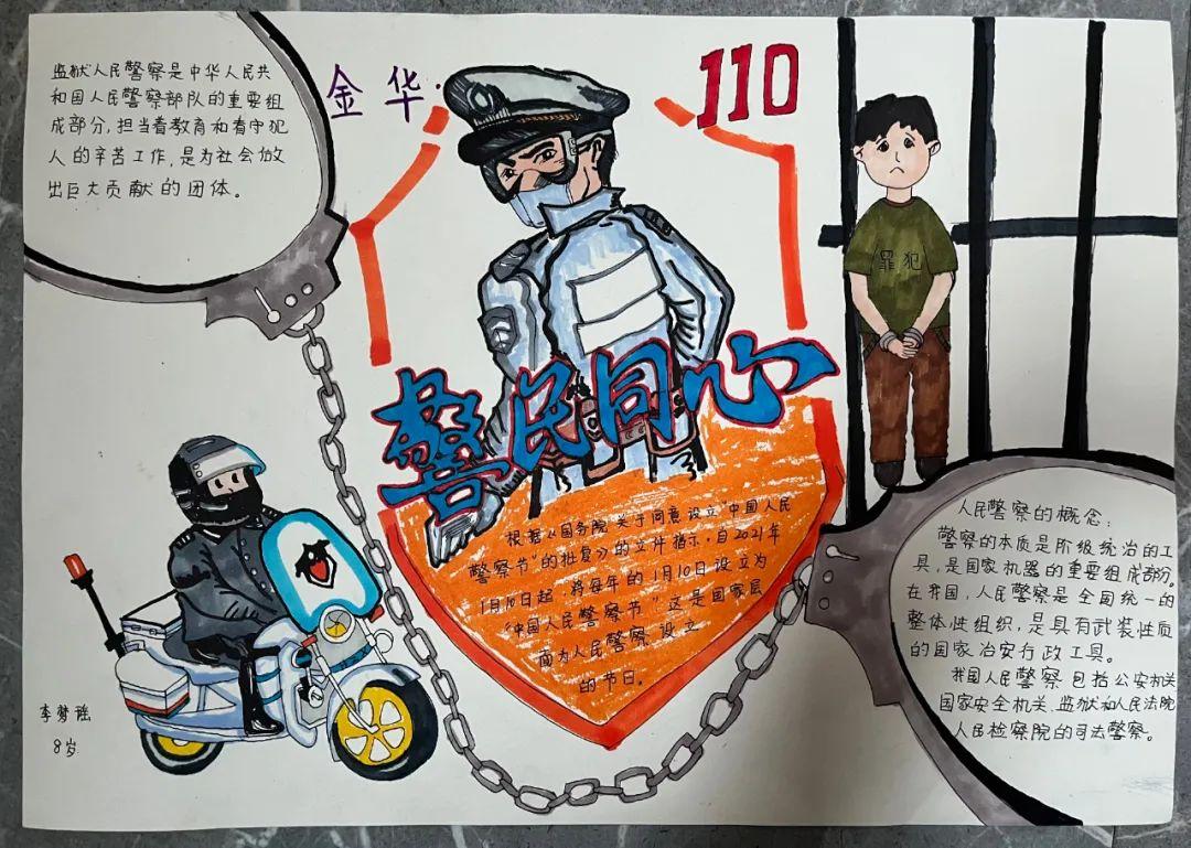 警察手抄报文字内容图片