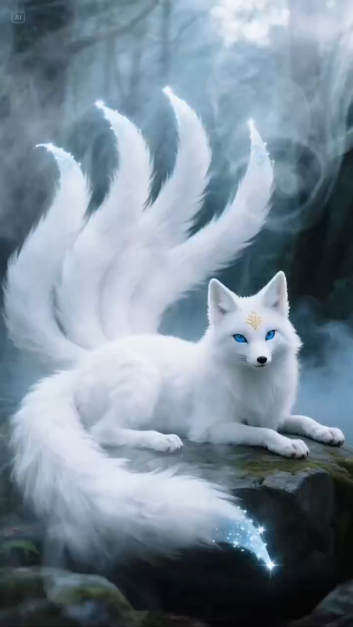 九尾妖狐幻化人形,魅惑众生,妖气冲天