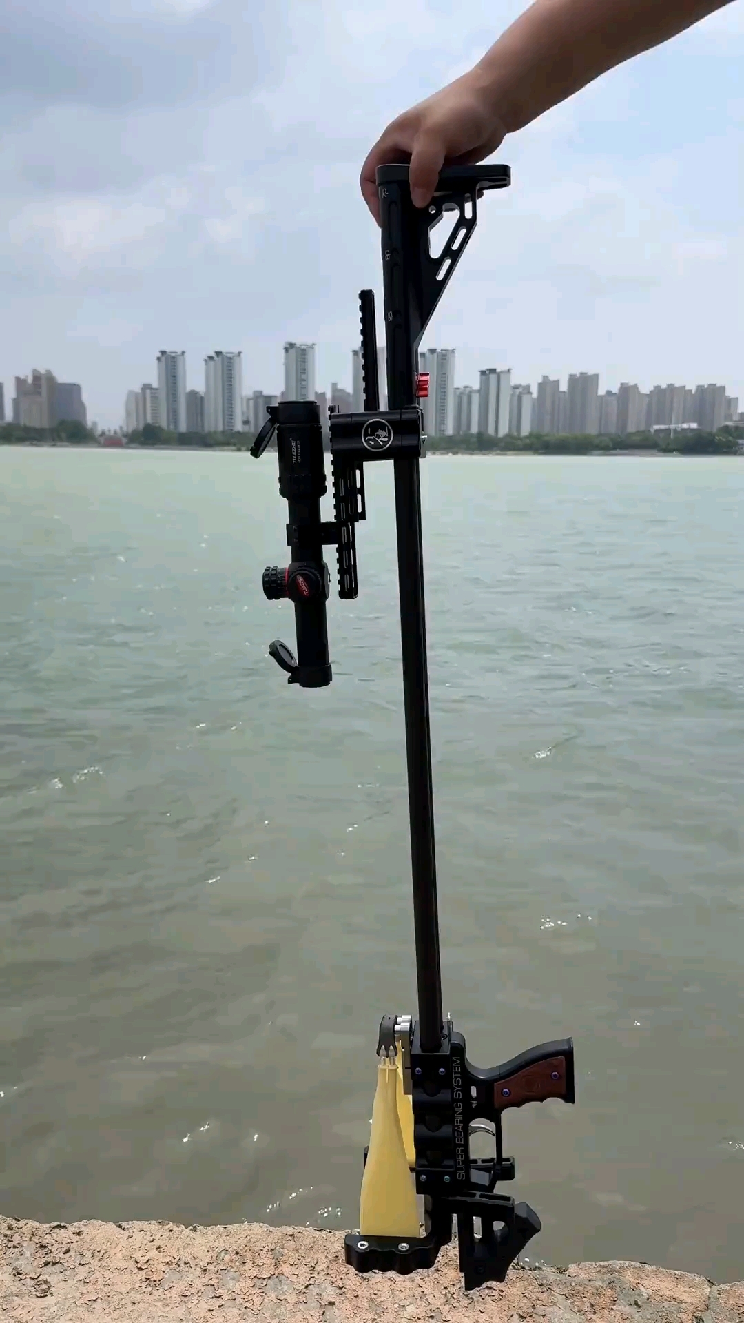 长杆弹弓户外成人玩具