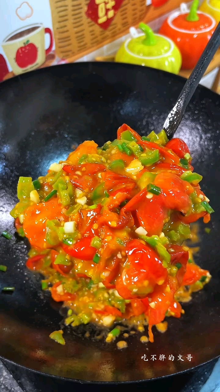 辣椒炒西红柿