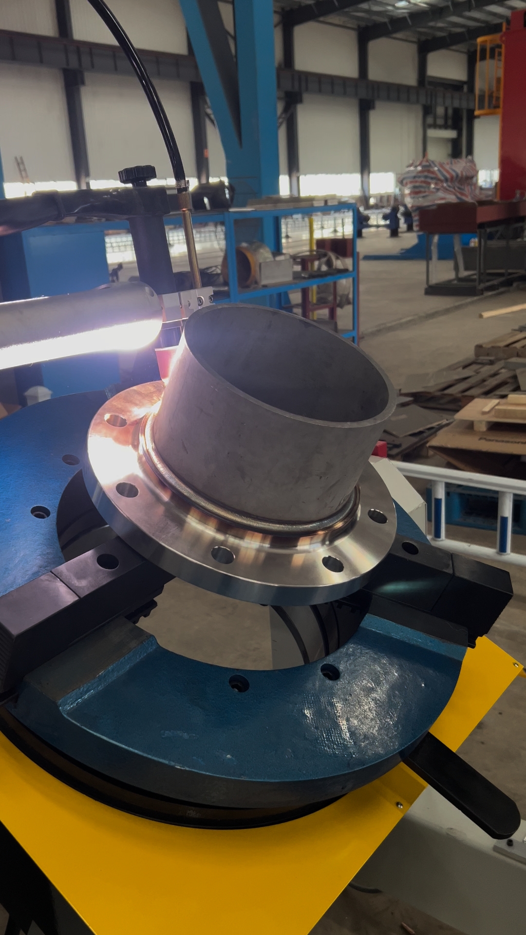 海德瑞管法兰自动焊接设备 不锈钢管管自动焊机