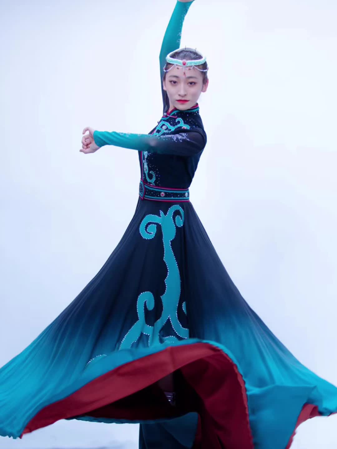 蒙古舞蹈妆容图片