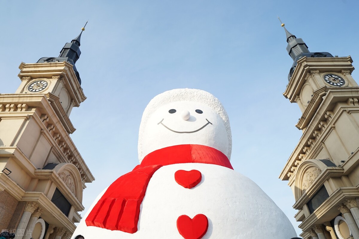 网红大雪人回归之旅启动仪式在黑龙江哈尔滨音乐公园隆重举行