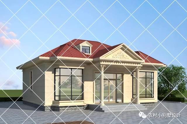 30款一层新款自建房,造价才10万左右经济大部分家庭都能建别墅