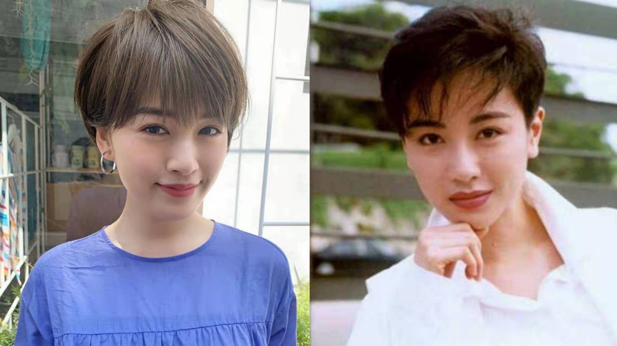 看了张敏20年前的发型,和现在流行款式没区别,经典是不会过时的