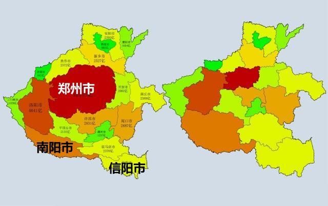河南省与众不同的地域:东南贫穷-西北富裕;山区富裕-平原贫穷