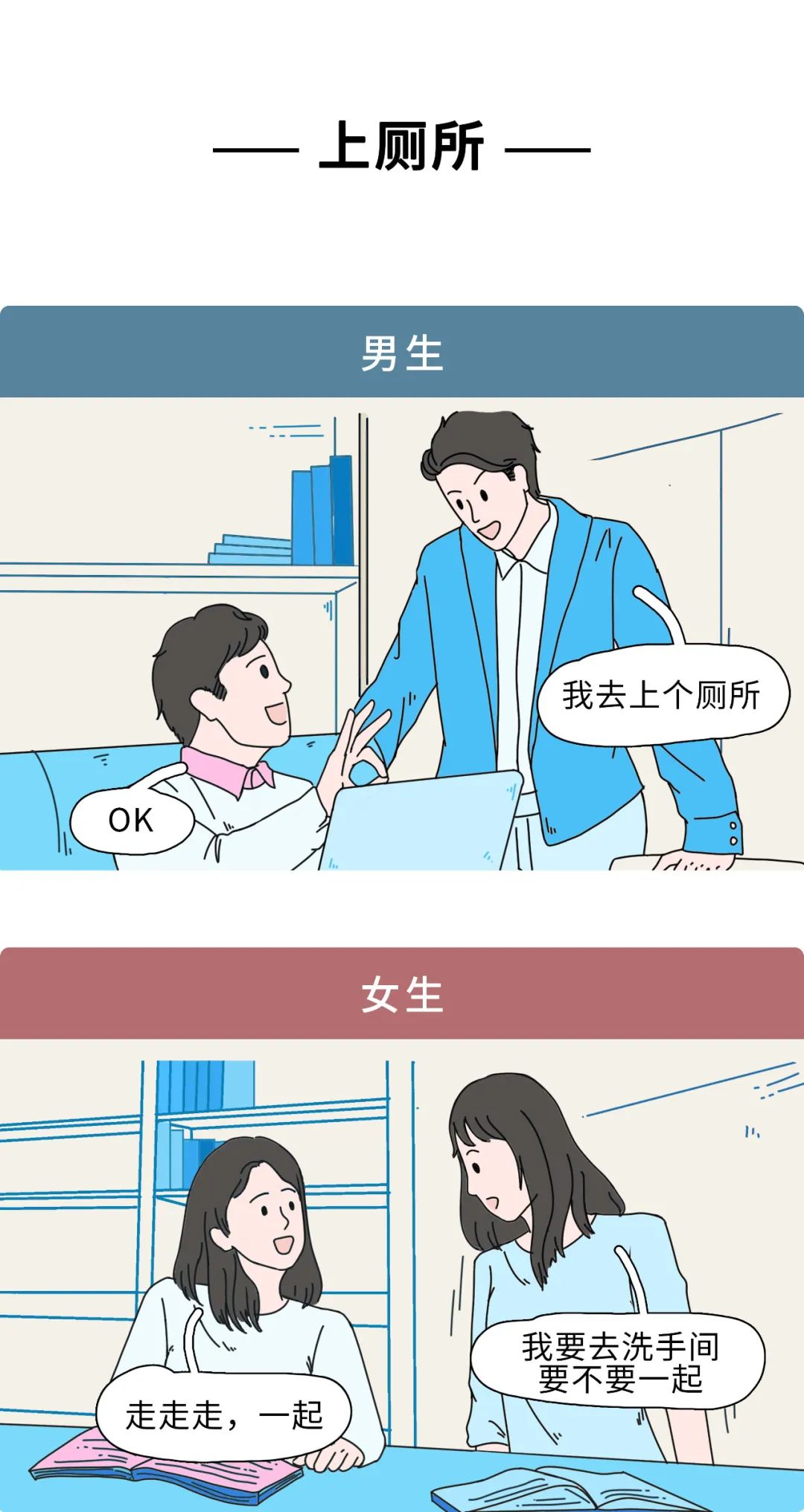 男女想法差异图图片