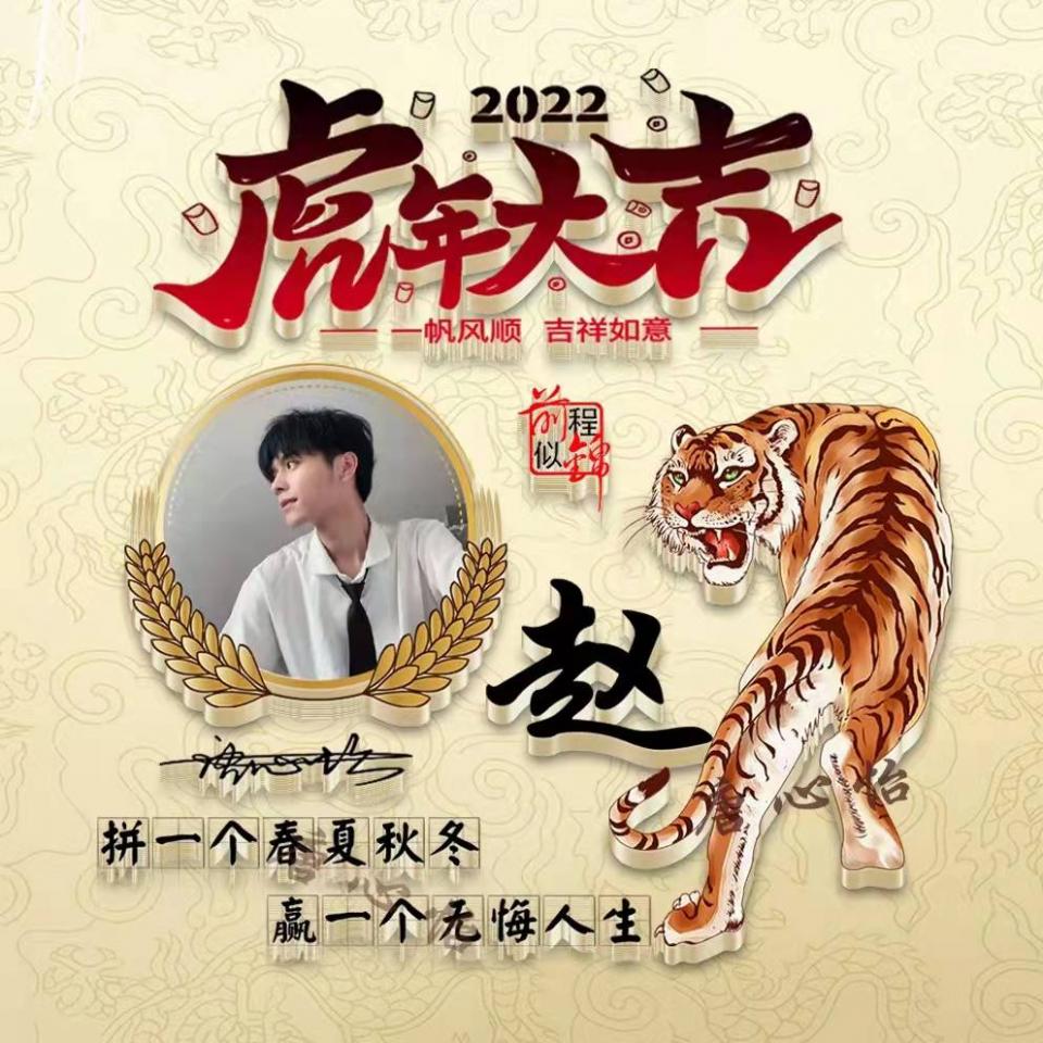 2022虎年大吉微信头像,36张红色大气励志签名头像,有你喜欢的吗