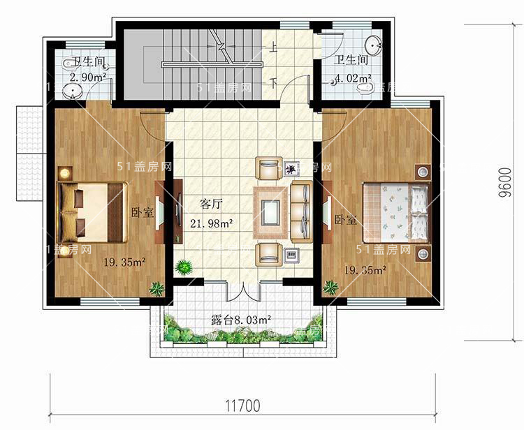 三款適合農村老百姓住的自建房設計圖,簡單大氣,經濟適用