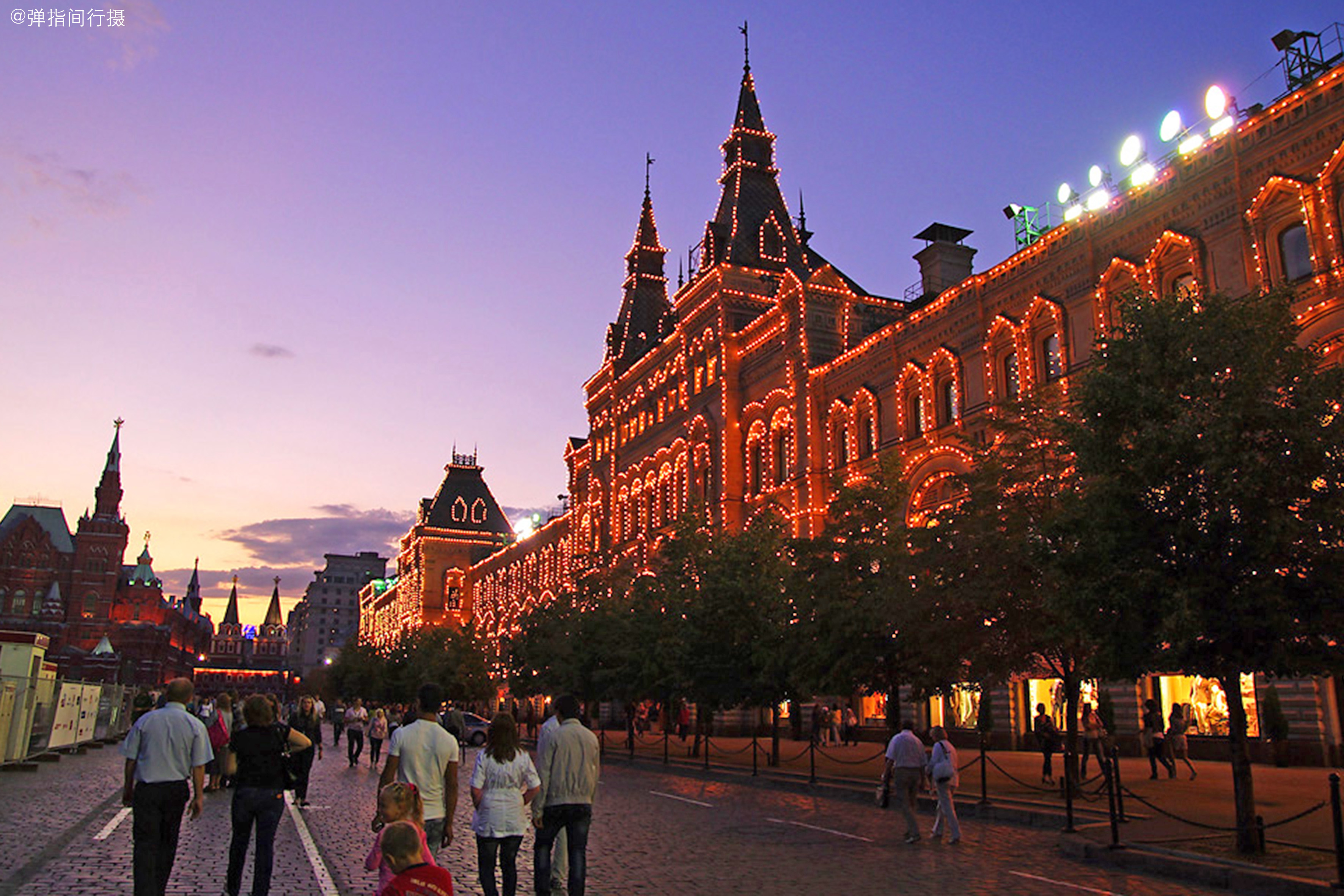 俄罗斯莫斯科的红场,美轮美奂,你一定不要错过!