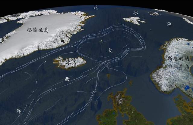 我們觀察北太平洋的海陸分佈情況,發現周圍陸地包圍得很好,北部僅有