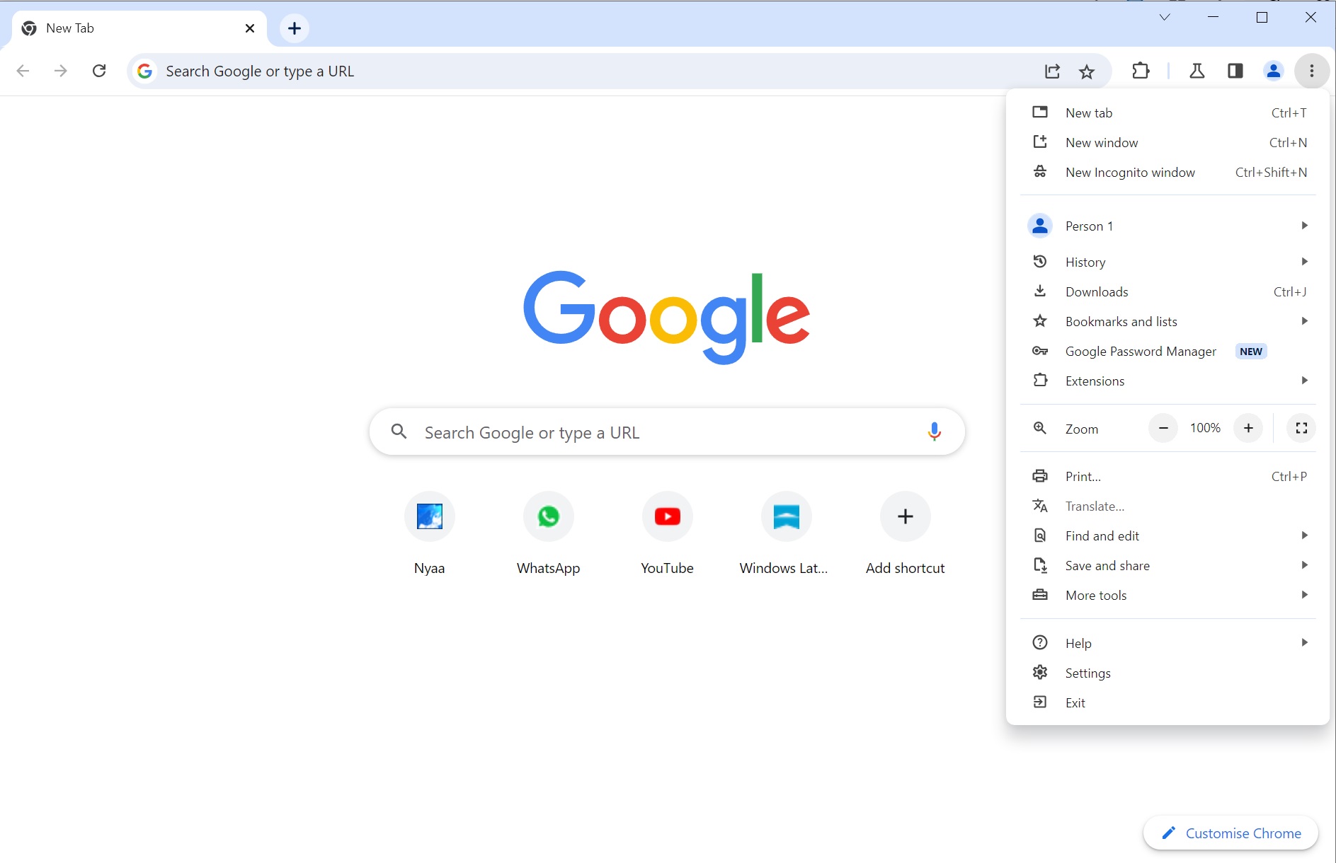 chrome界面图片