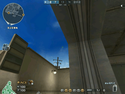 cf爆破讲堂:排位地图异域小城作为保卫者常用的道具投掷教学!