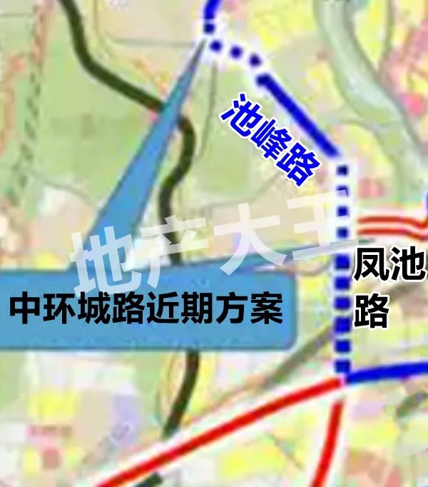 总投资近9亿!池峰路南延伸至凤池路纳入"十四五"规划!