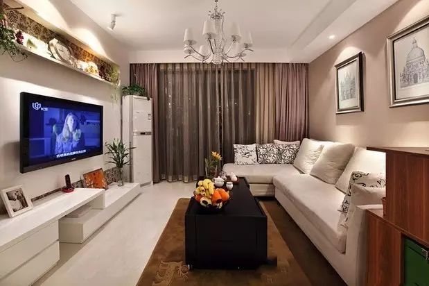 80平方二居室简装风格装修效果图