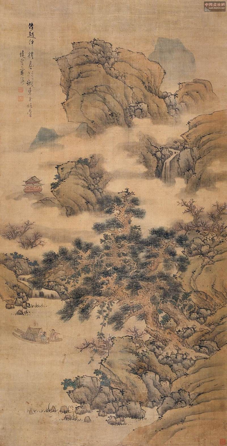 50幅明代名家山水画︱蓝瑛作品