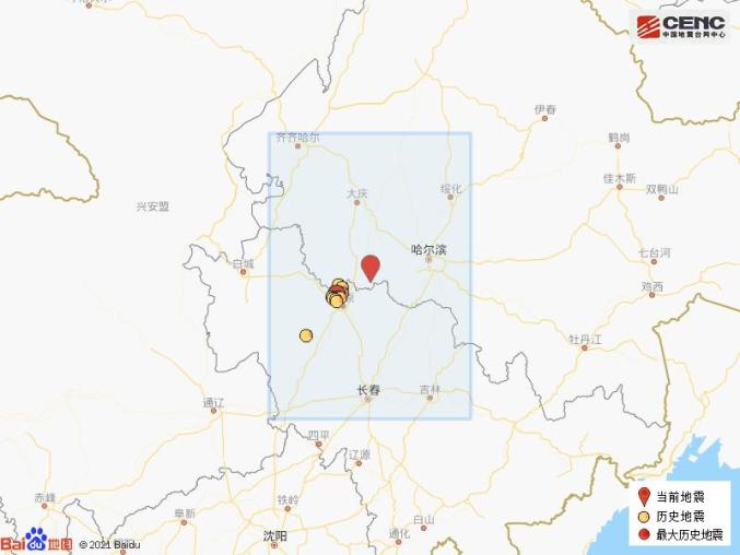 深夜突发,大庆市肇源县地震!3.4级!肇源网友留言:有震感