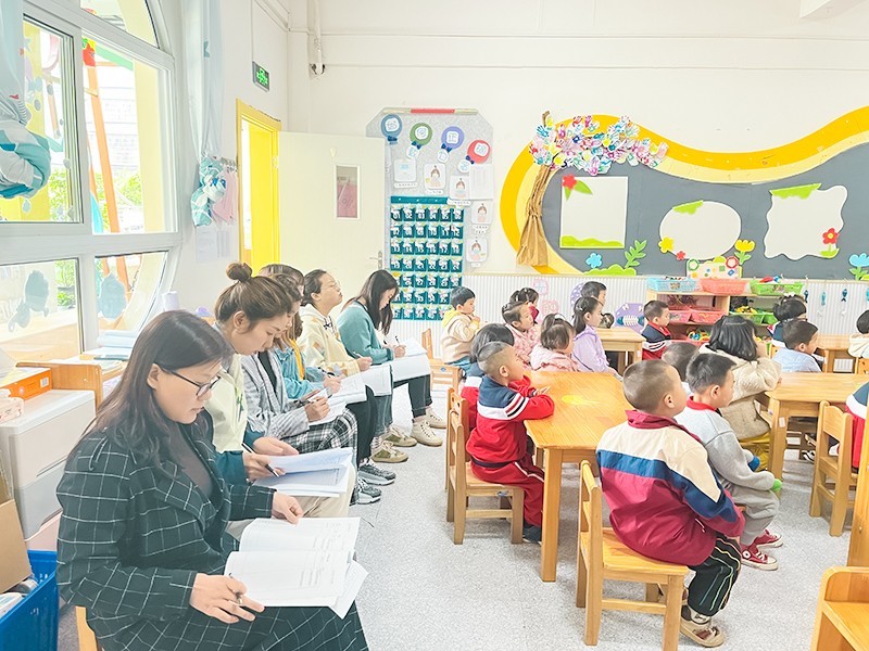 四川岳池:东湖幼儿园开展抽签式半日活动观摩活动