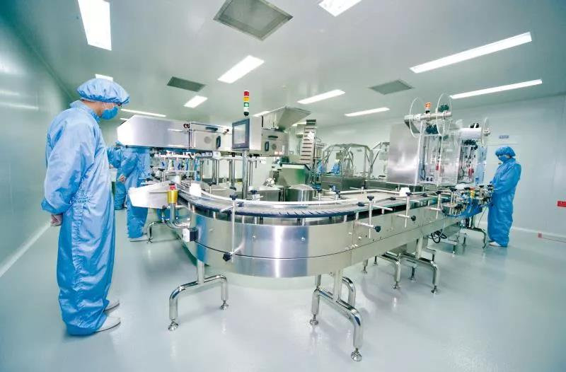 获得欧美gmp认证的药品生产线