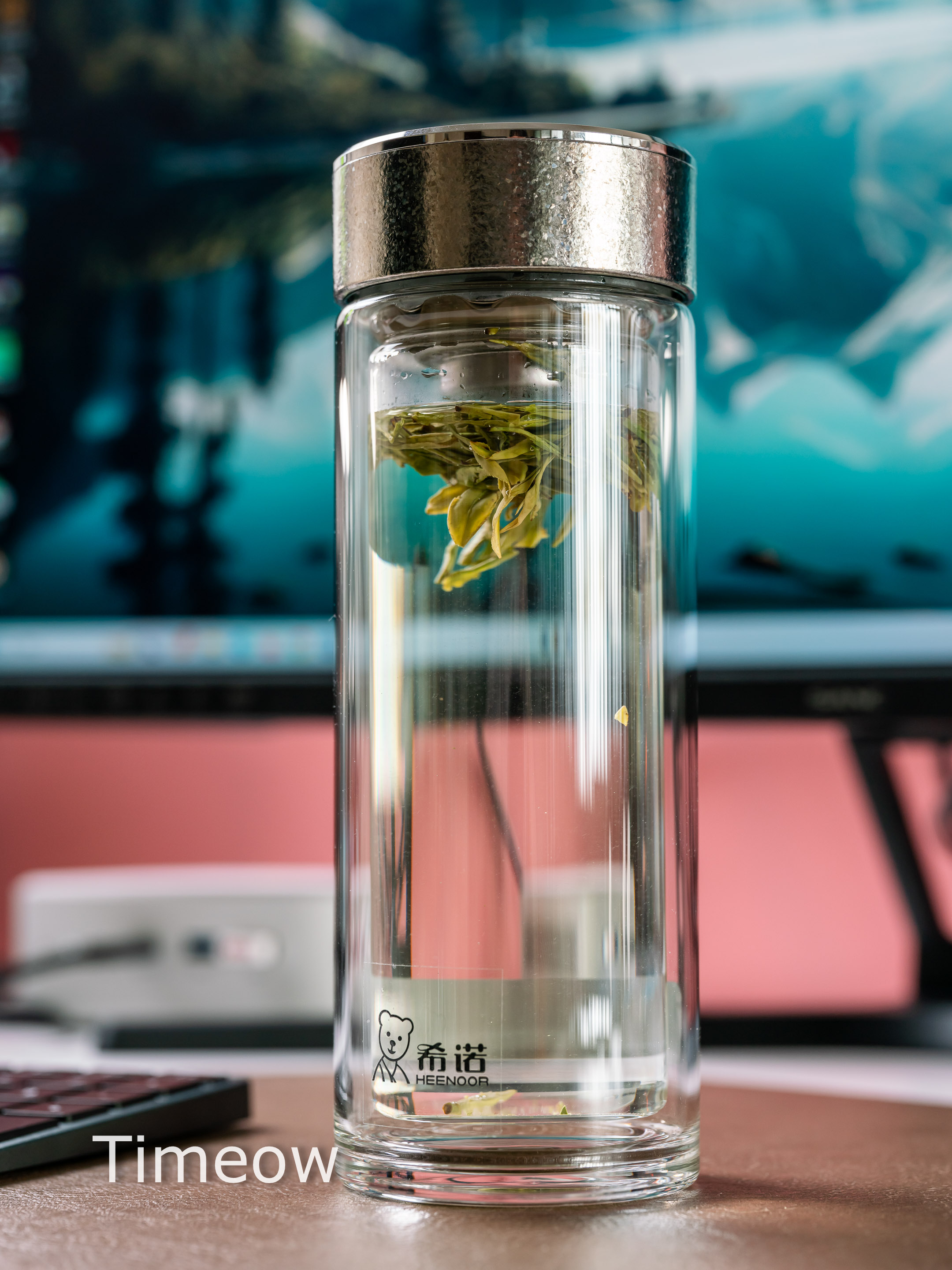 30岁了 我要开始养生了 希诺钛抗菌双层玻璃杯