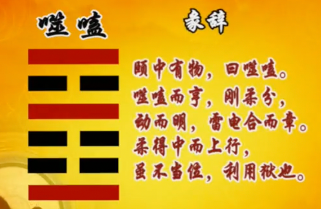 易经笔记《易经的智慧》第57集:噬嗑卦(上)铲除梗碍