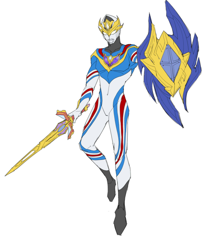 德凯奥特曼最终形态专属武器公开 可以切换成水晶盾的绝影旋风刀