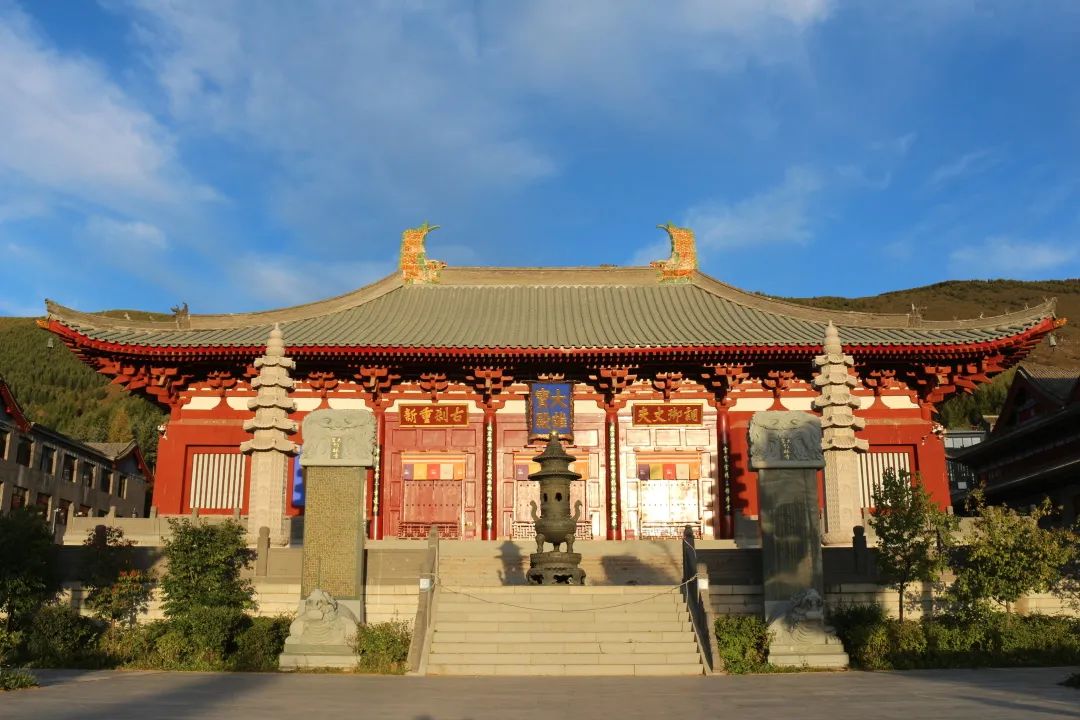 五台山竹林寺图片