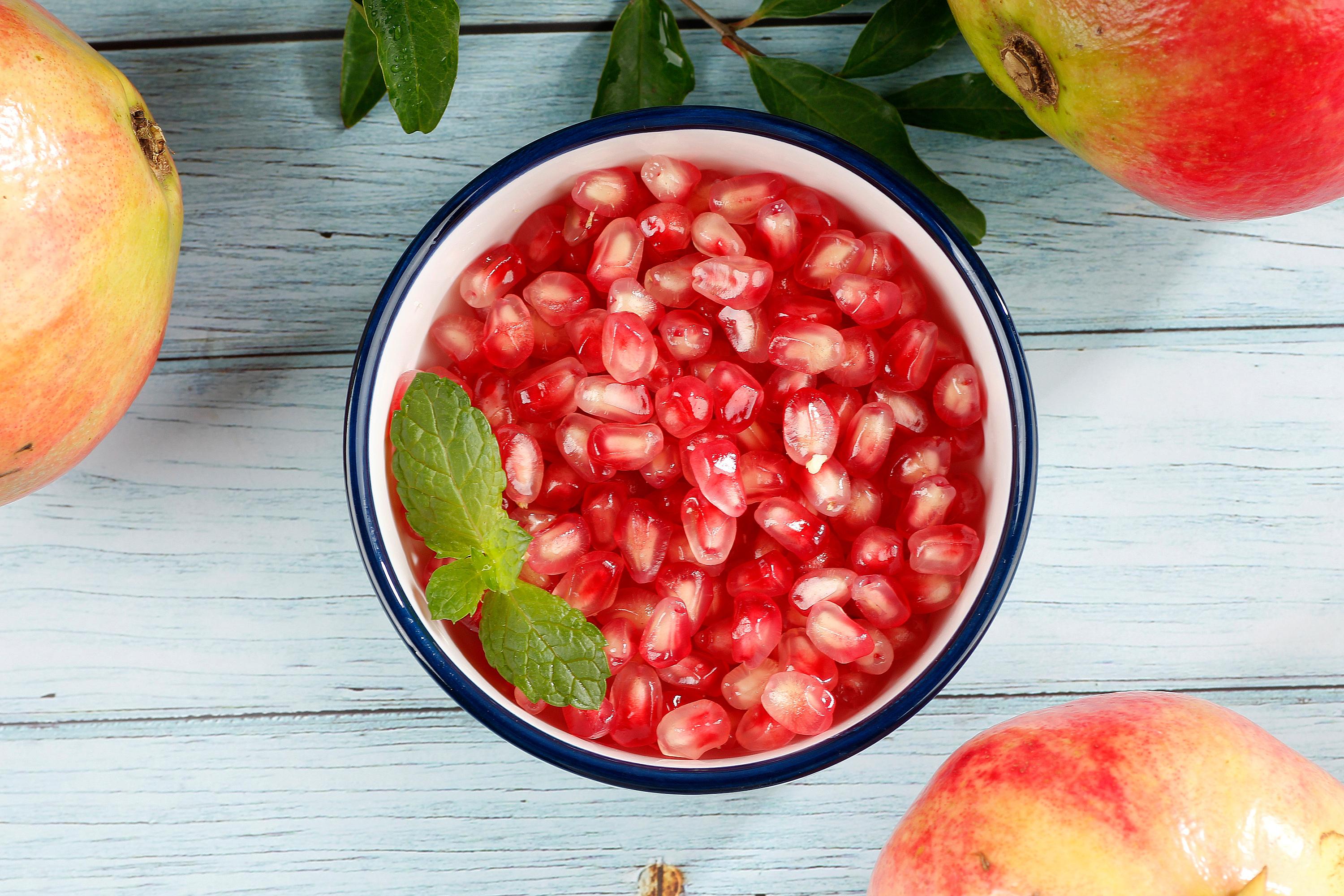 软籽突尼斯石榴,可以喝的"雅诗兰黛",吃货妹子心中的水果"c位"