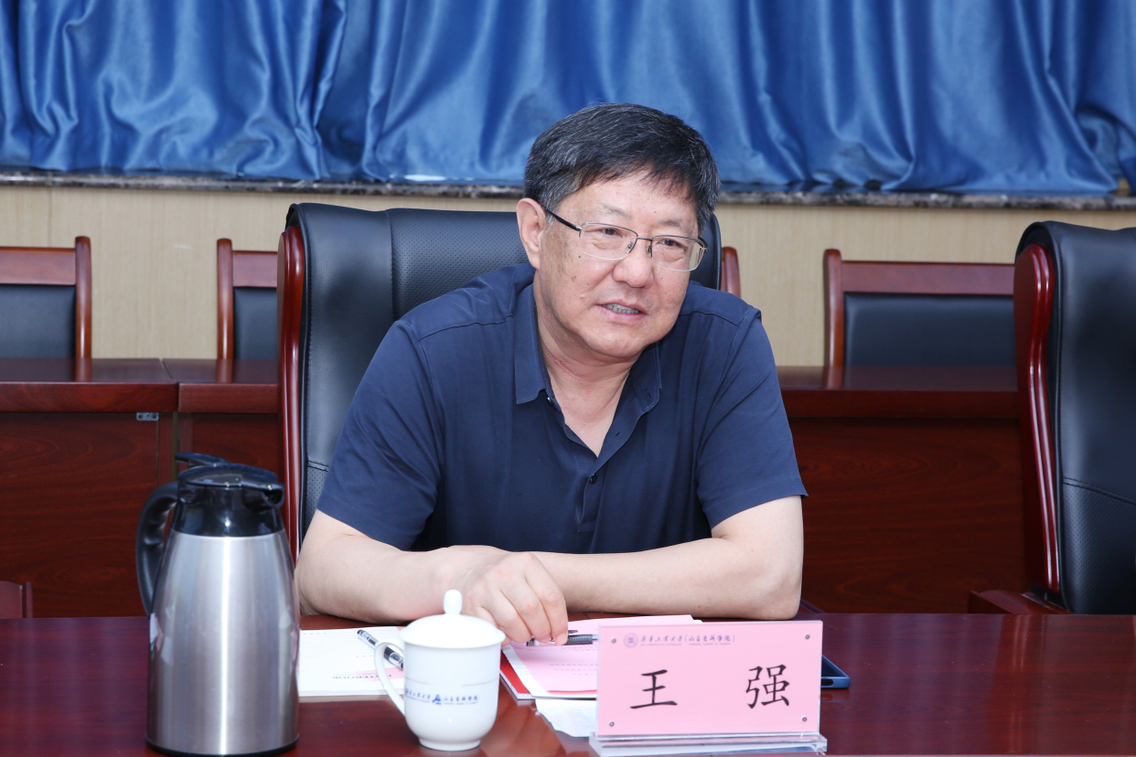 烟台大学副校长王强一行来齐鲁工业大学(山东省科学院)考察交流