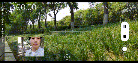 荣耀50 pro"画中画"实时拍摄画面