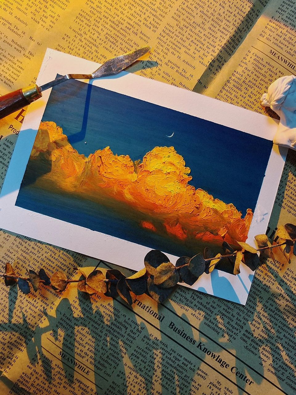 5小时 尺寸:a5 #沉浸式油画棒教程