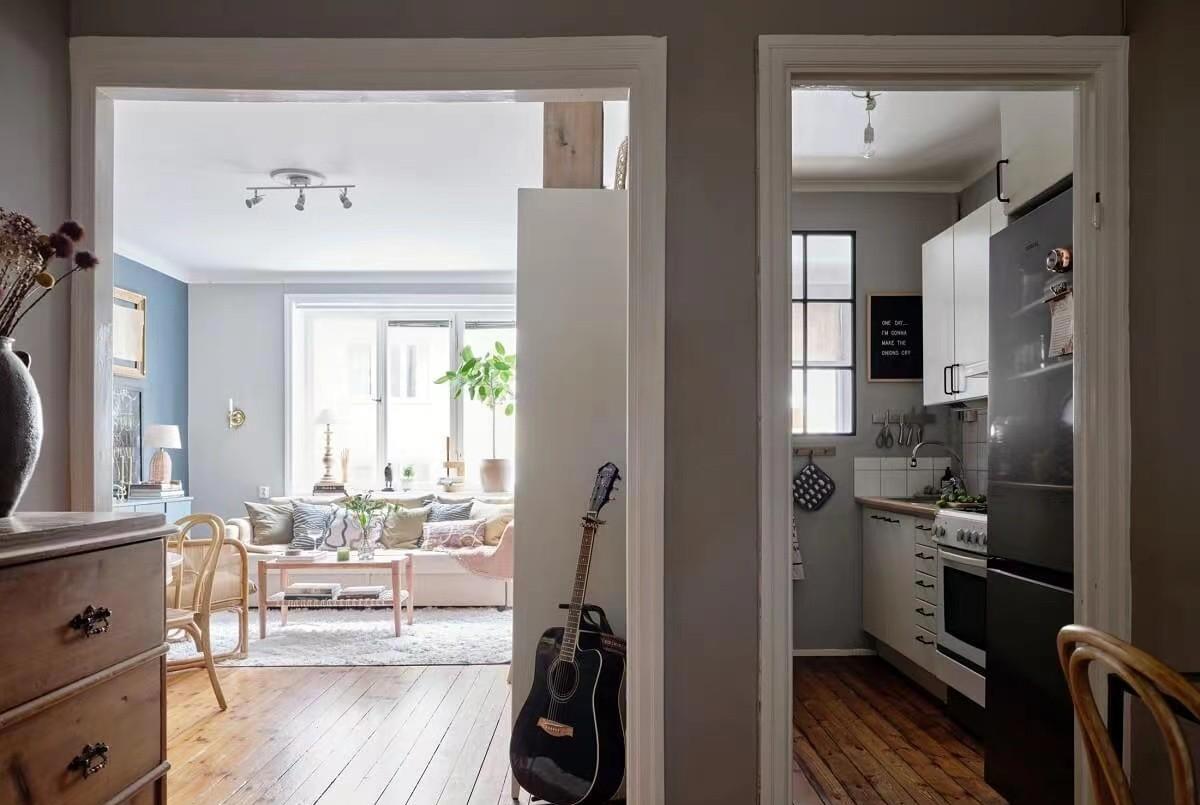 北欧风格的一套小套间,既不花哨又别出心裁,你是否也很中意呢?