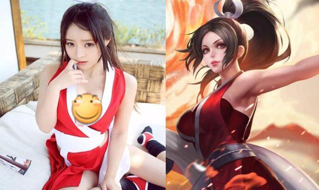 王者荣耀:7个女英雄cos,不知火舞很性感,最后一个英雄很罕见!