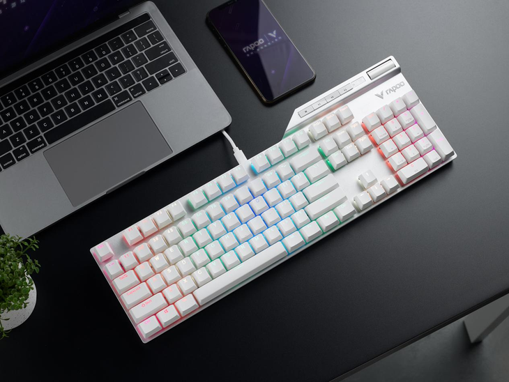 全尺寸rgb热插拔 雷柏v700diy热插拔型幻彩背光游戏机械键盘上市