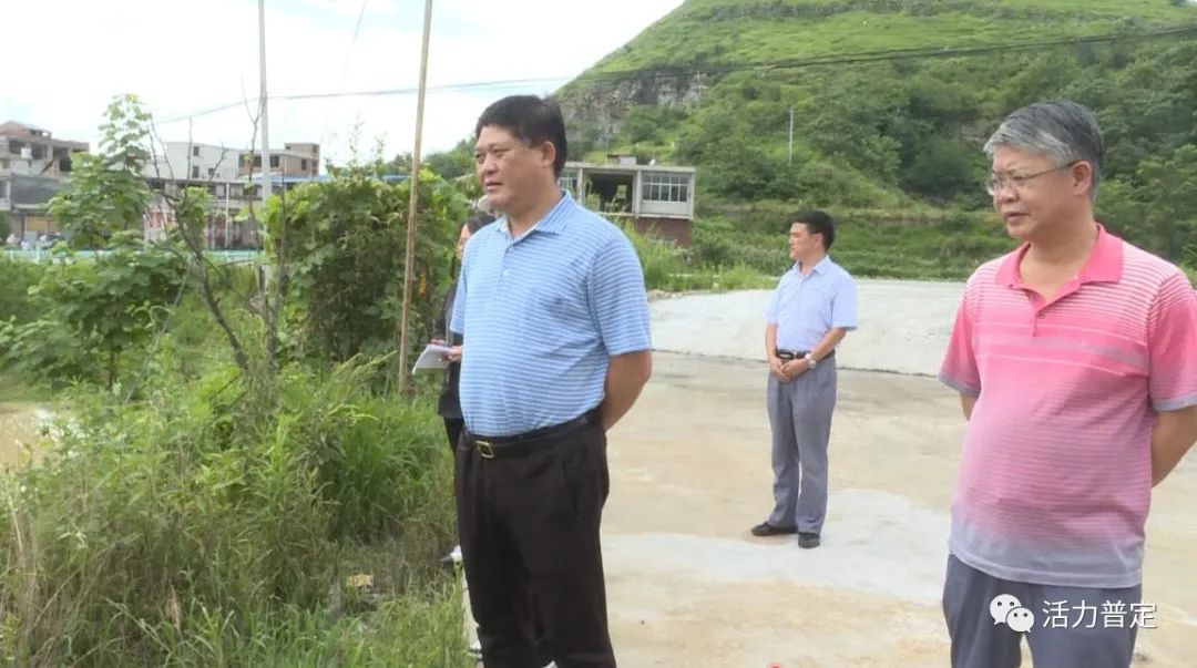 徐德祥到乡镇(街道)调研指导洪涝灾害防治工作