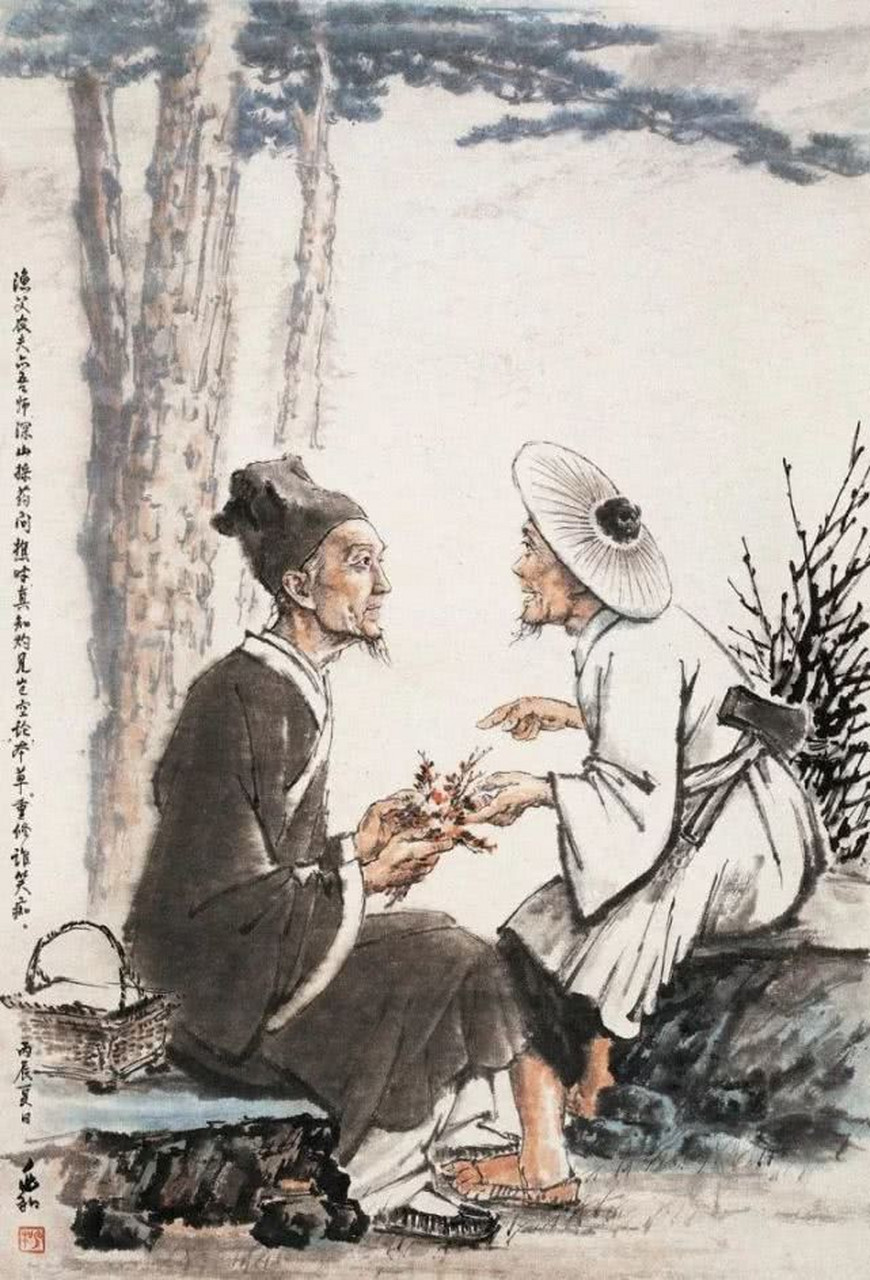 可这孩子说自己马上就要死了.张仲景不忍心,让他回去挖白茅根.