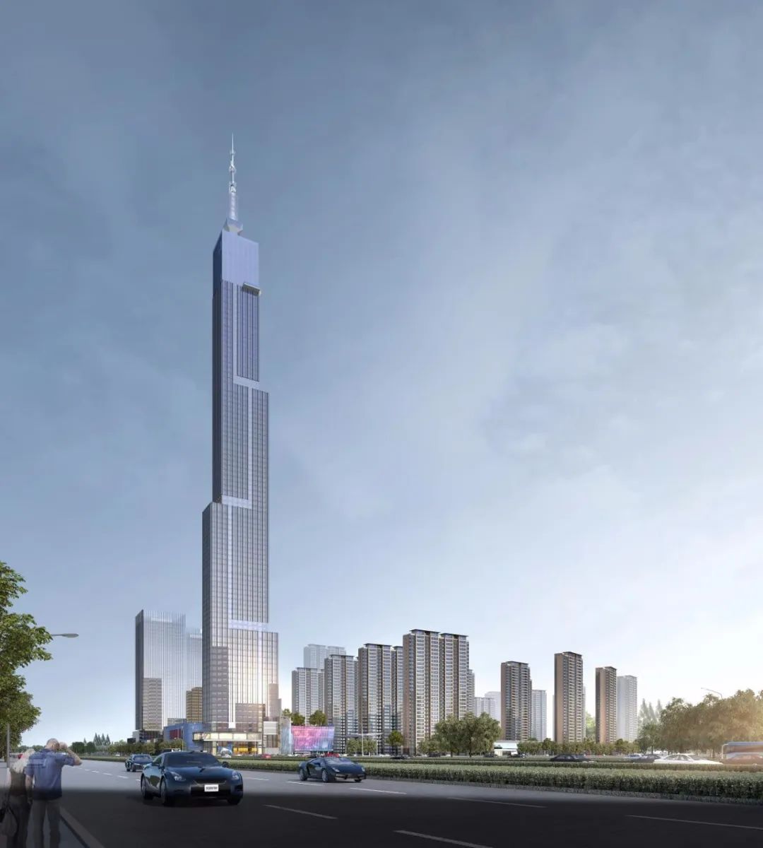 485米!山东第一高"日照中心"施工计划曝光,预计28年竣工!