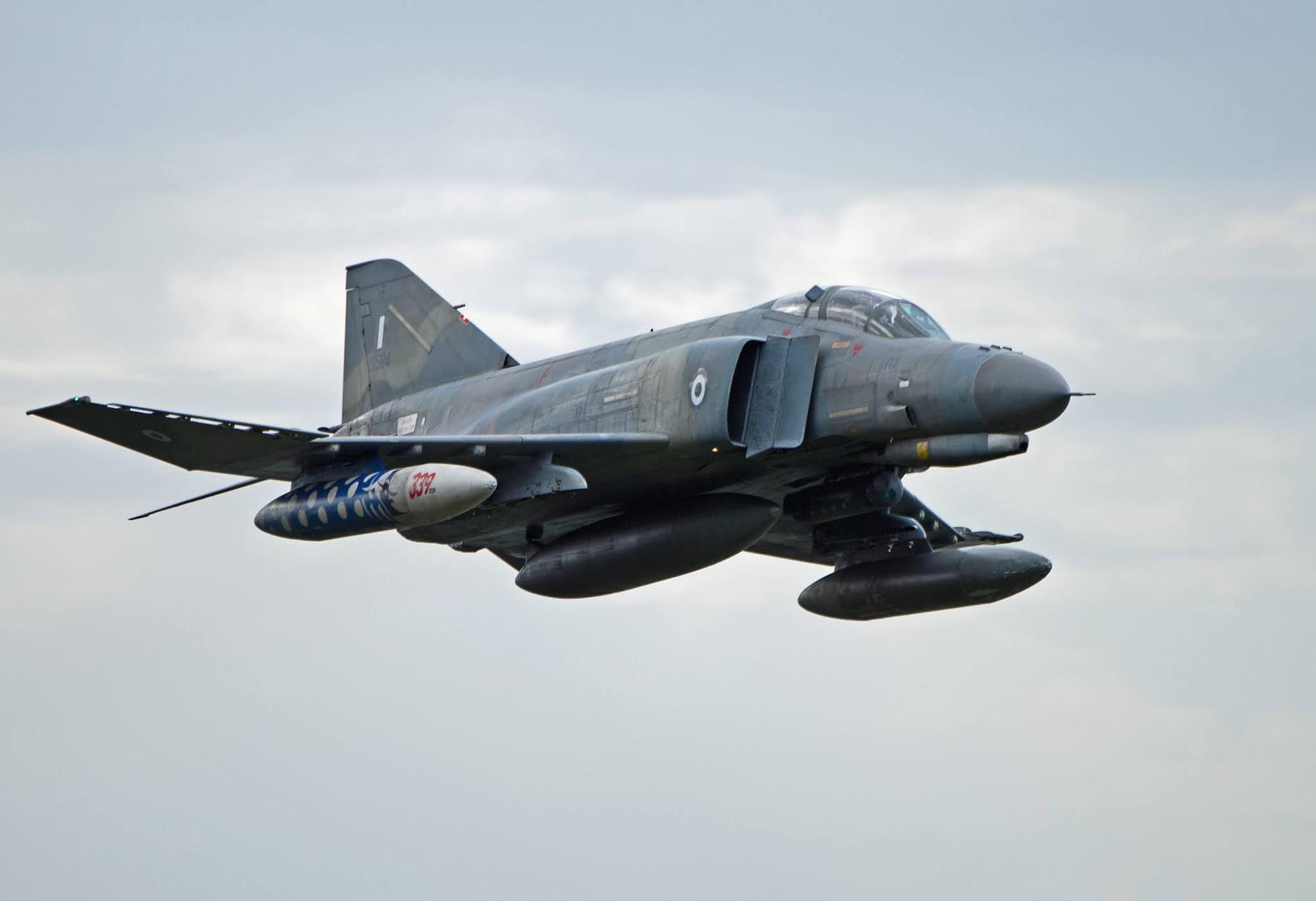 希腊空军"鬼怪"f-4e战斗机2019年联训(87图)