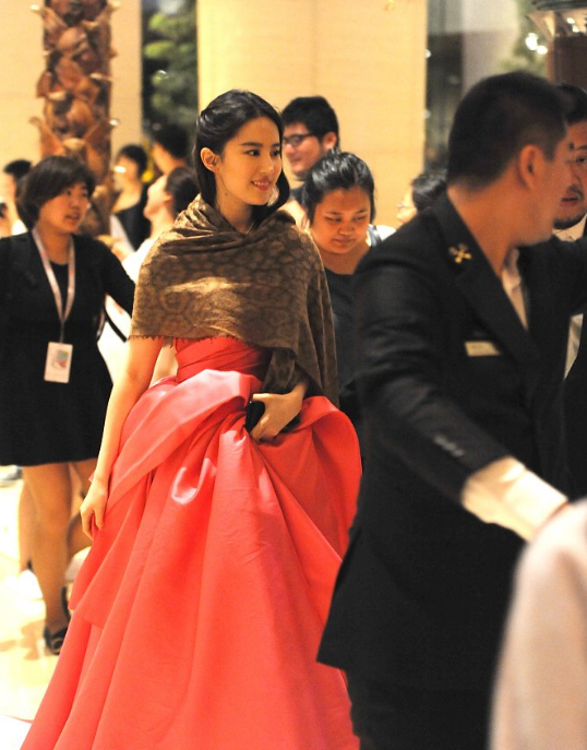 刘亦菲迪拜游玩粉丝偶遇,悠闲逛奢侈品店,拒绝合影签名惹争议