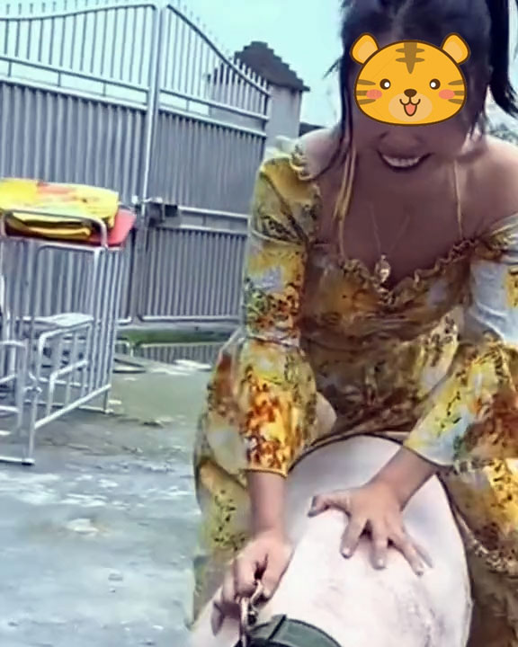 35岁女子智商如同7岁小孩,喜欢骑着猪兜风,嫁不出去让父母犯愁