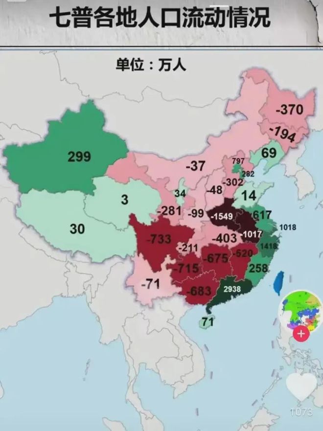 全国各地人口流动东部虹吸严重中部成为劳务输出最多区域