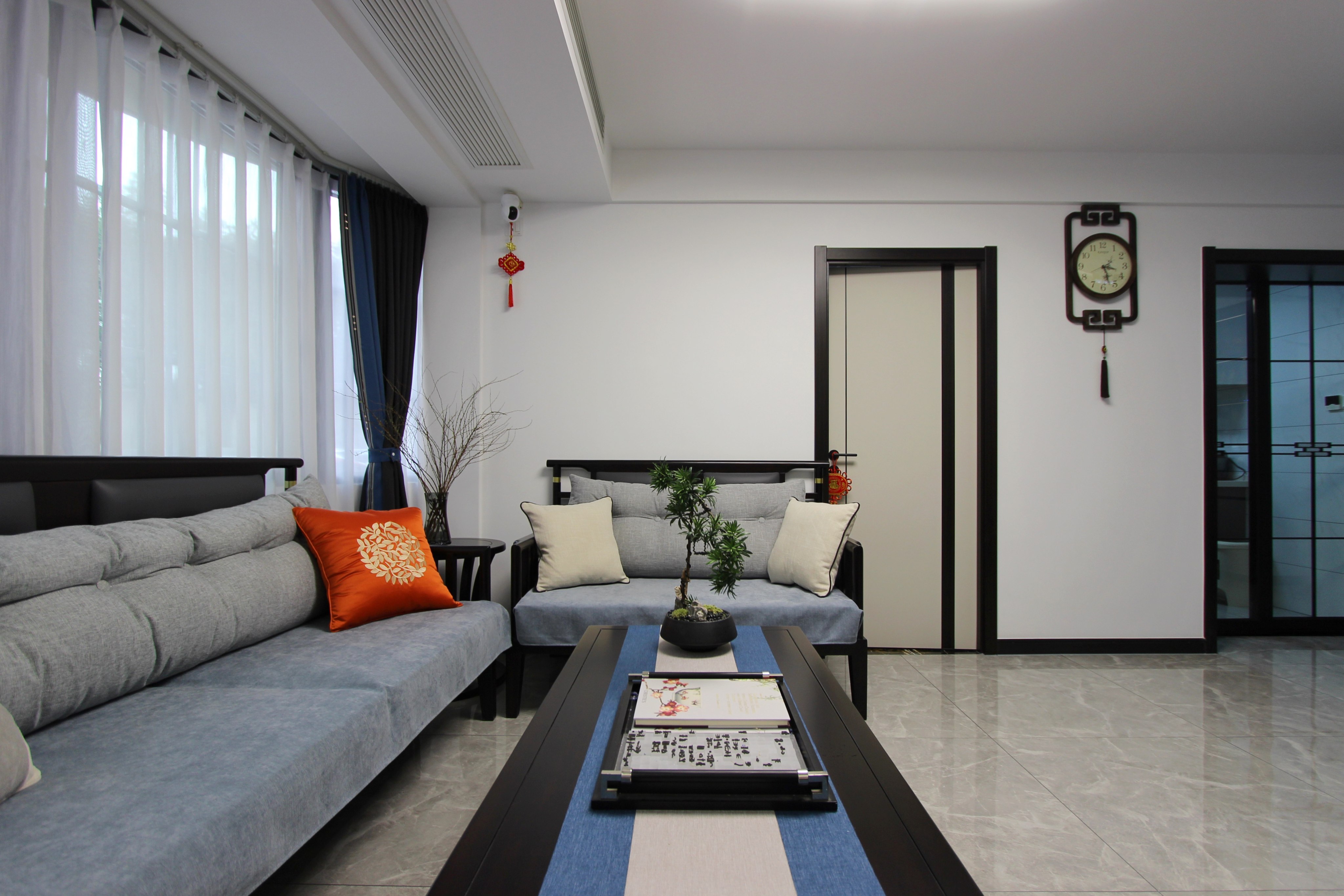 传统与现代元素堆砌丨南园花苑新中式风实景