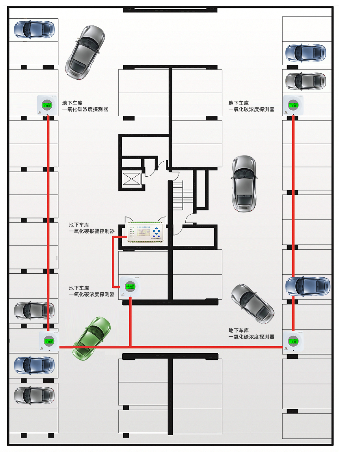 地下车库一氧化碳浓度监控系统安装条件
