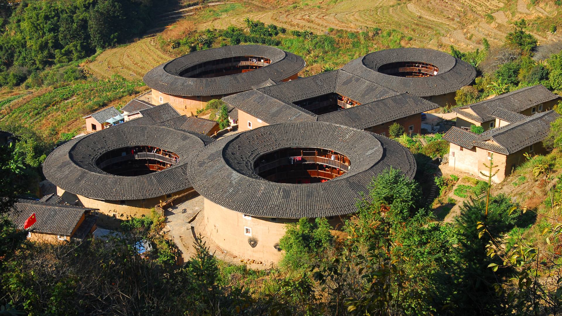 龙岩奇葩古建筑,模型曾参加美国展览会,防火,防风,抗地震