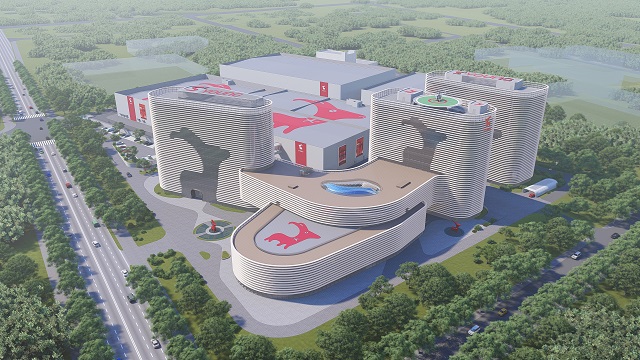 近日,由御家汇股份有限公司投资8亿元打造的水羊智能制造基地迎来封顶