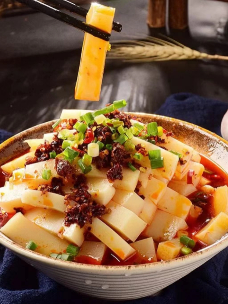 贵州美食——铜仁思南  思南米豆腐是贵州思南地区最具代表性的美食