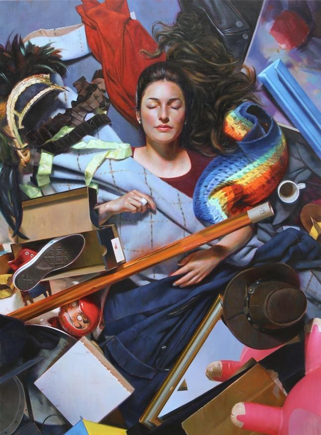 德国当代画家阿尔帕伊·埃费油画作品欣赏