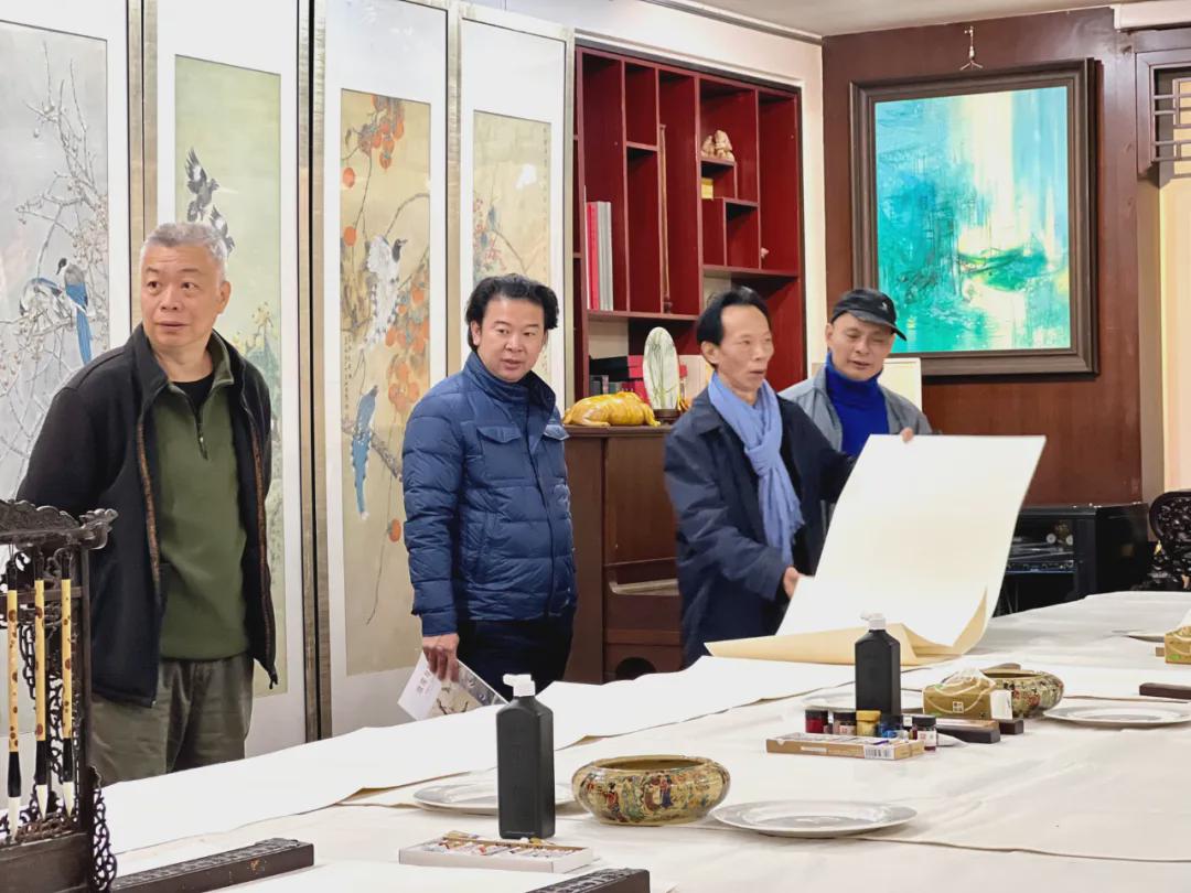 福建省美術家協會工筆畫藝委會作品巡迴展在廈門傳世藝宮正式開展