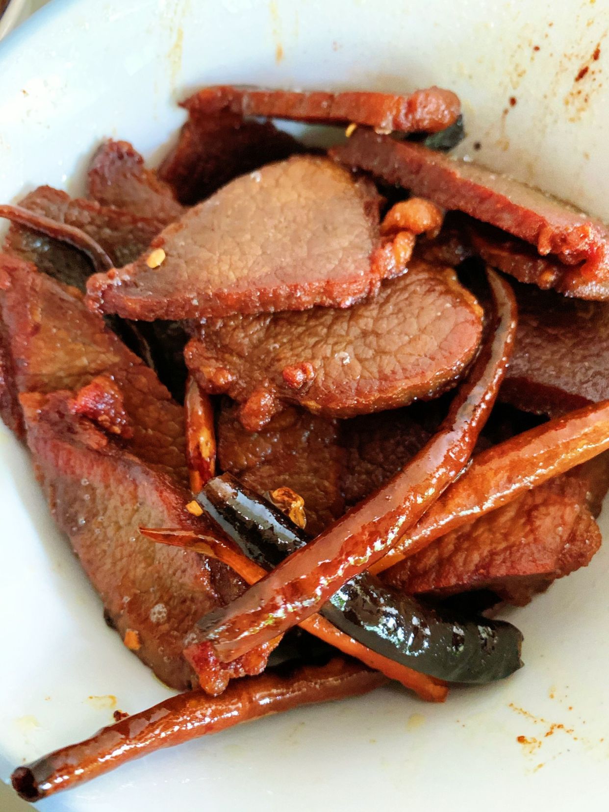 回农村老家,吃鸡枞,牛干巴,炒猪肚,家常菜,更好味
